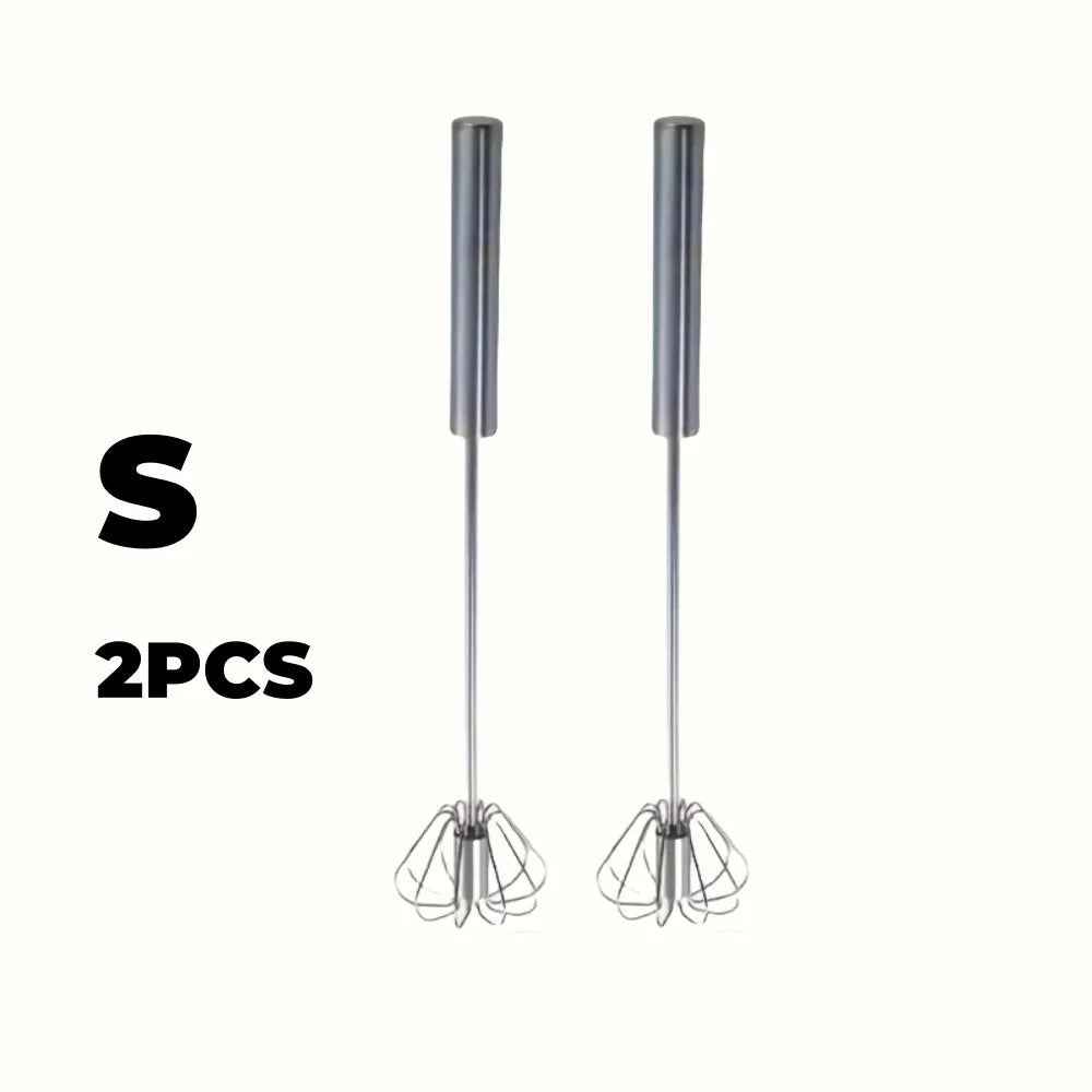 Fouet Automatique en Acier Inoxydable – Batteur à Œufs et Crèmes Sans Effort